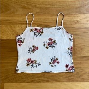 Garage flower print tank top